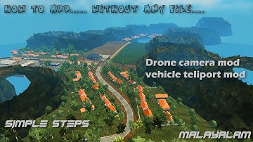 how to add drone camara and teliport mode in ets 2 malayalam#malayalam #etsmods #ets2 #graphics