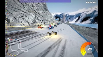 Testing Out my New Computer...By Racing 99 AI at Max Graphics on Snow Peak until I win!!!
