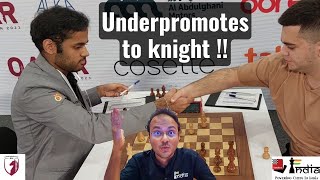 A joke that only chess players can understand! Arjun Erigaisi vs Rudik Makarian | Qatar Masters 2023