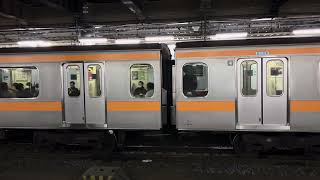 上野駅13番線から発車する209系1000番台(トタ82編成)