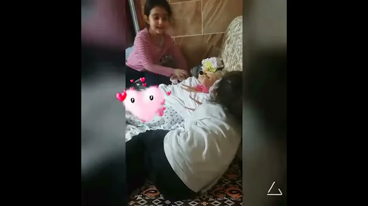 Sara and hasty playing  together
