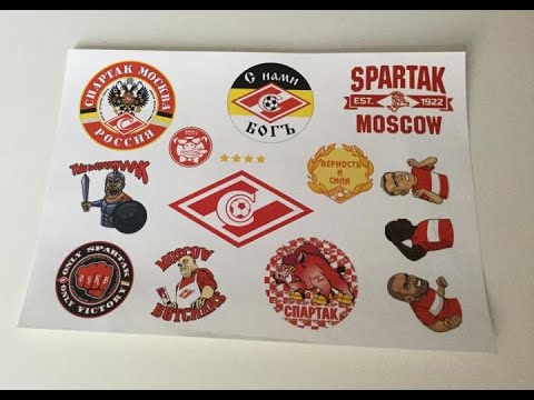 Фк спартак открытки фото карточки наклейки