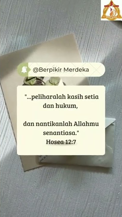 Renungan pendek ayat firman Tuhan ( Alkitab)