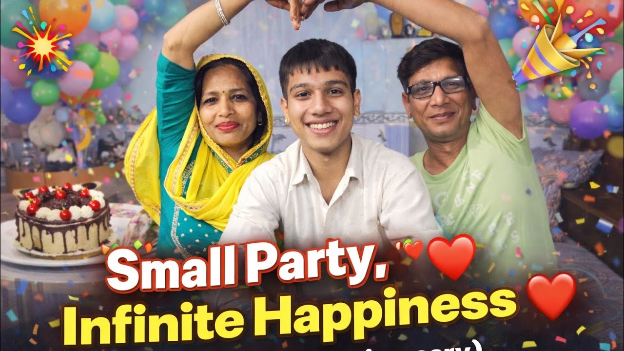 Small Party, Infinite Happiness ❤️ (Mom & Dad’s Anniversary)