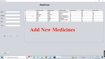Medical Store Management System Project in Java 2025