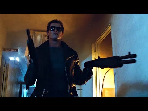 Geri döneceğim (Polis merkezi saldırısı) | The Terminator [Open Matte, Remastered]