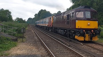 WCRC class 33, GBRF class 47, and a legend frieghtliner driver 12/08/2021