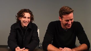 Armie Hammer & Timothée Chalamet cute moments (Part 3)