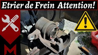 Comment Contrôler un Etrier de Frein ( Piston Etrier de Frein Grippe ) 🔧 Meca Maniaque 🔧