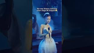 when Ariana Grande CONFUSED on stage