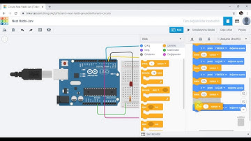 TİNKERCAD İLE ARDUİNO SİMÜLASYONU YÜRÜYEN IŞIK DEVRESİ YAPIMI