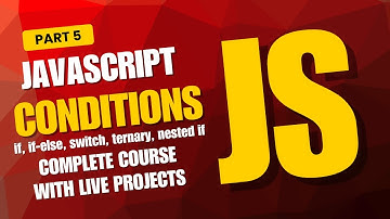 JavaScript Conditions Explained 🚦 | if, else, switch, ternary | JS Control Flow for Beginners