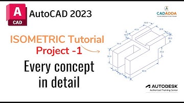 Autocad Isometric tutorial Project 1 | Autocad 2023 | Autocad Isometric example in Hindi