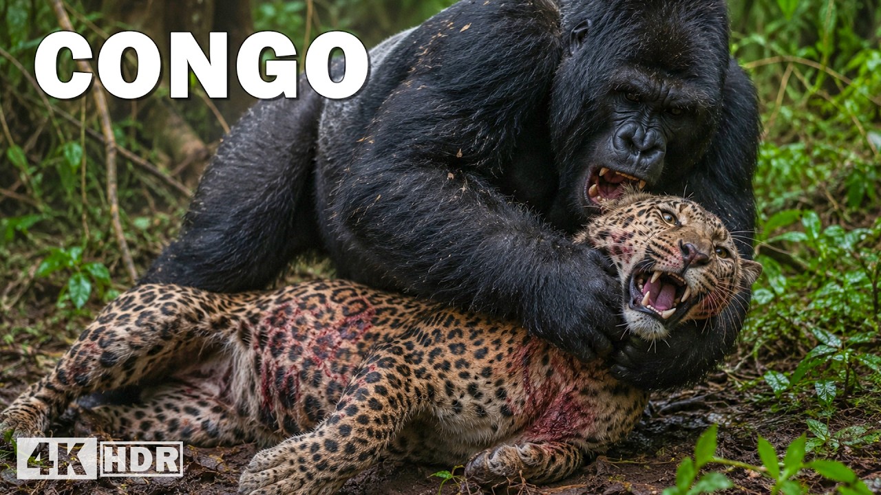 WILD CONGO | Gorillas and Predators in the Most Dangerous Forest | Nature Animal Documentary