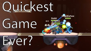 Awesomenauts - Fastest Match Ever?