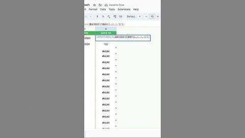 Automatic Countdown to Any Date #googlesheets