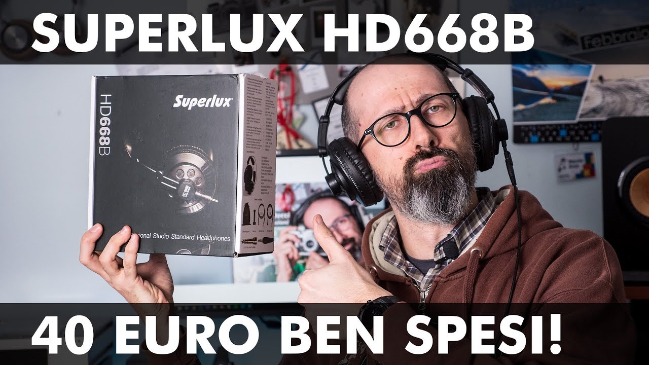 SUPERLUX HD668B: 40 EURO BEN SPESI! - YouTube