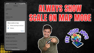 How to Always Show Scale on Map Mode in Google Maps