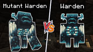 Minecraft Warden vs Mutant Warden