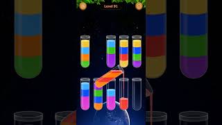 Water Sort Game Level - 91 Without Boosters | Puzzle Games #entertainment #puzzle #games