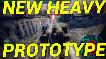 SNEAK PEEK - NEW HEAVY PROTOTYPE WEAPON - WAR ROBOTS - HD