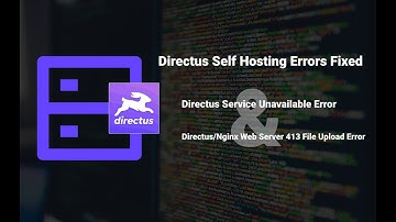 Directus Self Hosting Errors Fixed - Nginx 413 & Directus Service Unavailable.