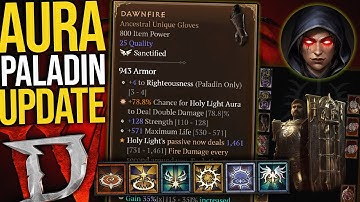 Diablo 4 - AURADIN UPGRADED: 2min T100s Walking Simulator!