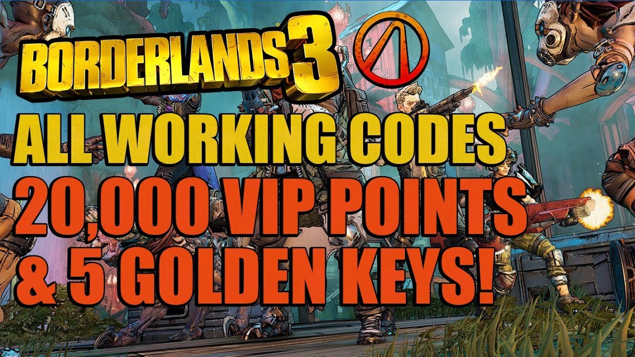 Borderlands 3 All Working VIP & Shift Codes Over 20,000 Points & 5