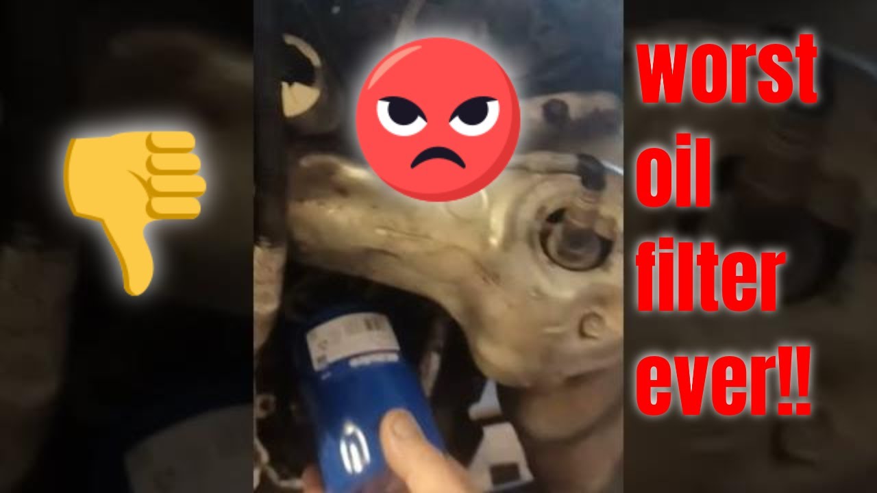 Worst oil filter ever !!! YouTube
