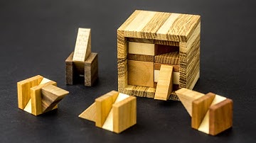 Solving puzzle with multiple goals. Akiyama packing box by Vinco