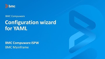 BMC Compuware ISPW - Configuration wizard for Yaml