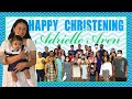 Adrielle aren andam rosal  christening vlog