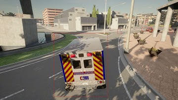 Carla manual control with 2d bounding box.