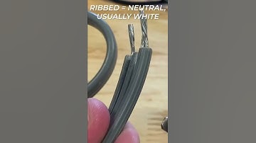 Basic Tip: How to Identify Colorless Power Cord Wires #short #diyrepair #electric #tipsandtricks