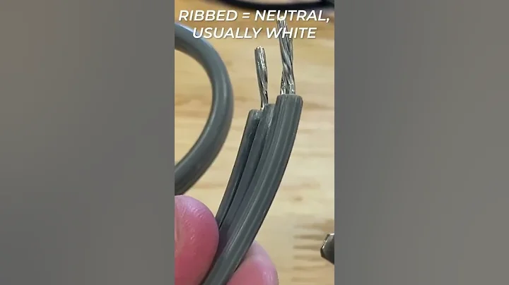 Basic Tip: How to Identify Colorless Power Cord Wires #short #diyrepair #electric #tipsandtricks
