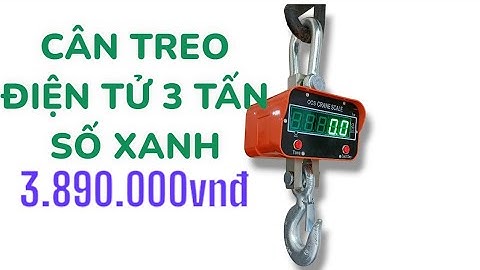 CÂN TREO ĐIỆN TỬ 3 TẤN SỐ XANH OCS- B