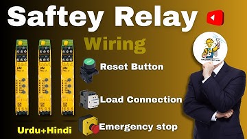 Pilz Safety Relay Wiring Step by Step | Reset & Emergency Stop Button Full Guide