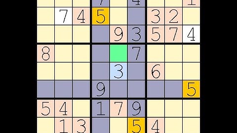 How to Solve Washington Times Sudoku Difficult  4 March, 2024