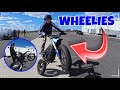 Dirtbikers take over the private lot stunt session