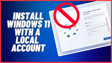 Install Windows 11 With A Local Account