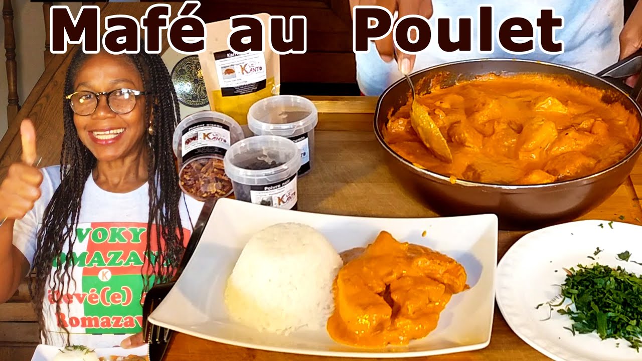 Mafé Au Poulet | Recette Africaine Simple Et Savoureuse - YouTube