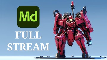 Mech Sculpt in VR with Substance Modeler - [FULL STREAM]