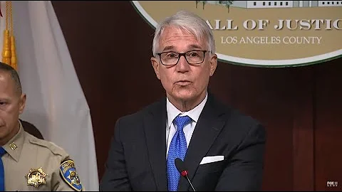 LA DA Gascn announces charges against driver in fa...