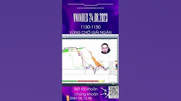 Cập nhật nhanh thị trường chứng khoán ngày 24.08.2023 - 1130-1150 Vùng chờ giải ngân