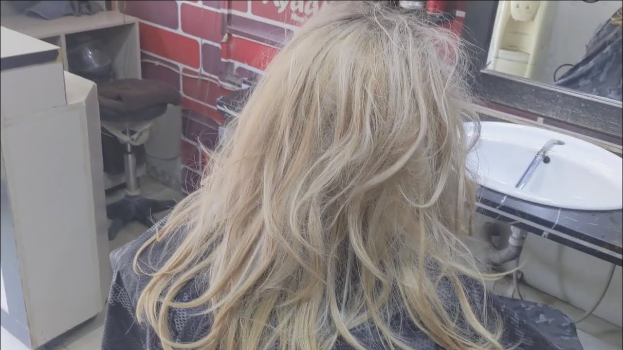 72 years old Men Life changing haircut transformation With scissors 