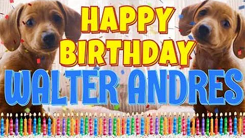 Happy Birthday Walter Andres! ( Funny Talking Dogs...