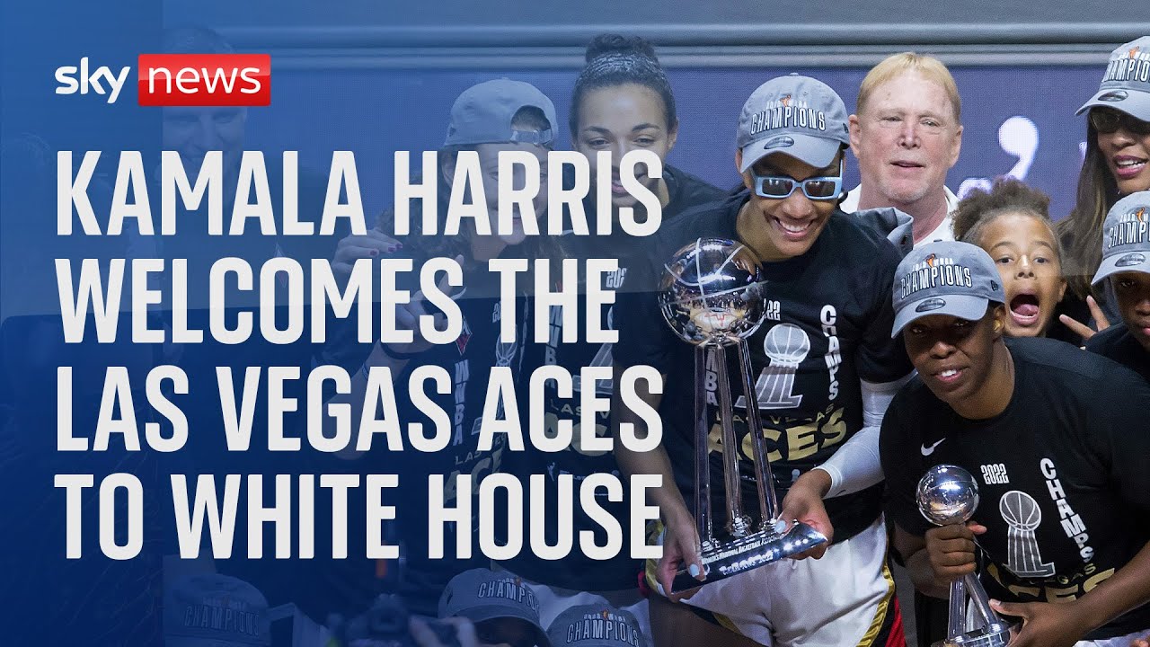 Watch live: Kamala Harris welcomes Las Vegas Aces to White House