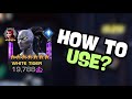 HOW TO USE WHITE TIGER? - MCOC