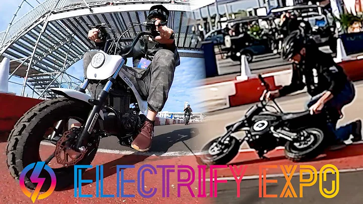 TEST RIDER CRASHES ELECTRIC MINI BIKE