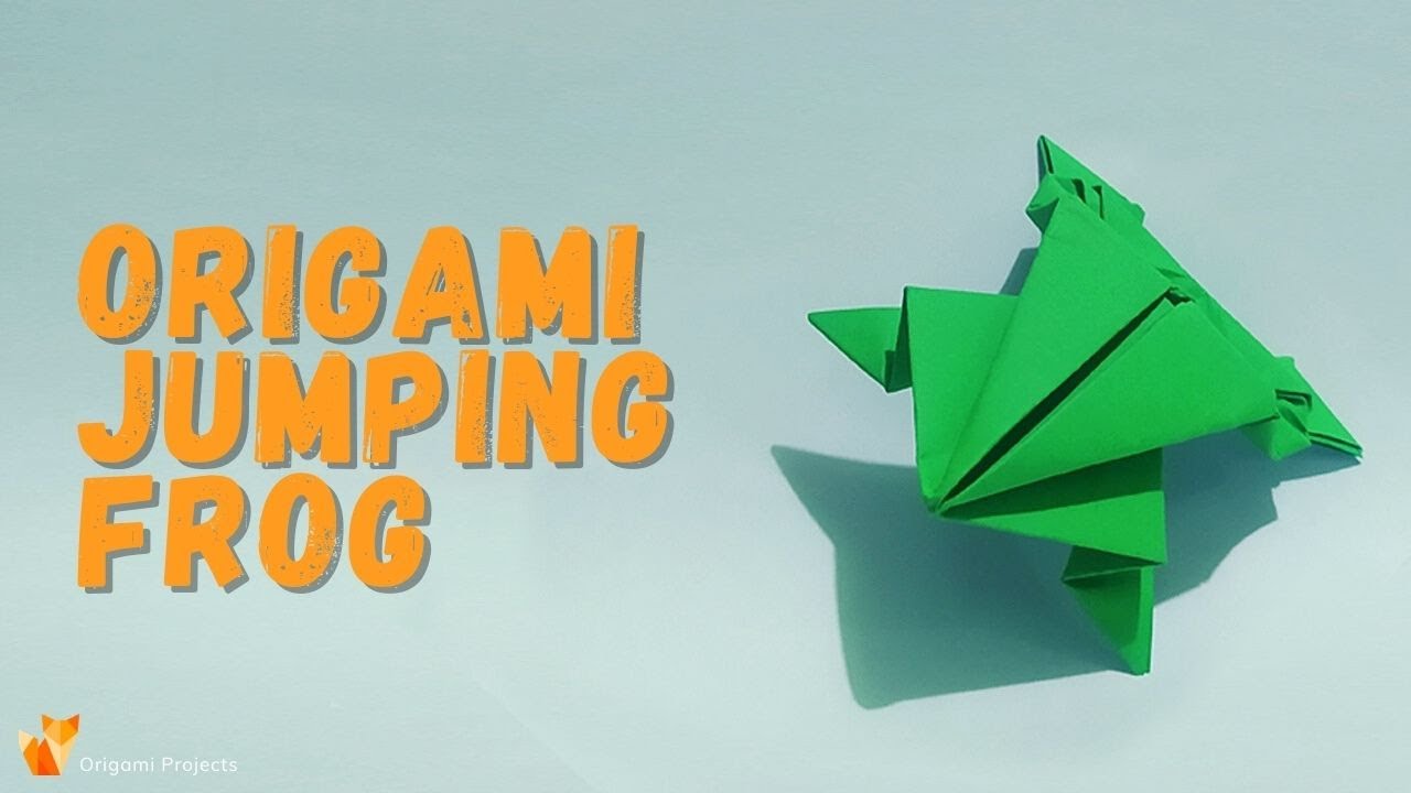 Origami Frog That Jumps Easy | How to Make a Paper Frog Step by Step ...